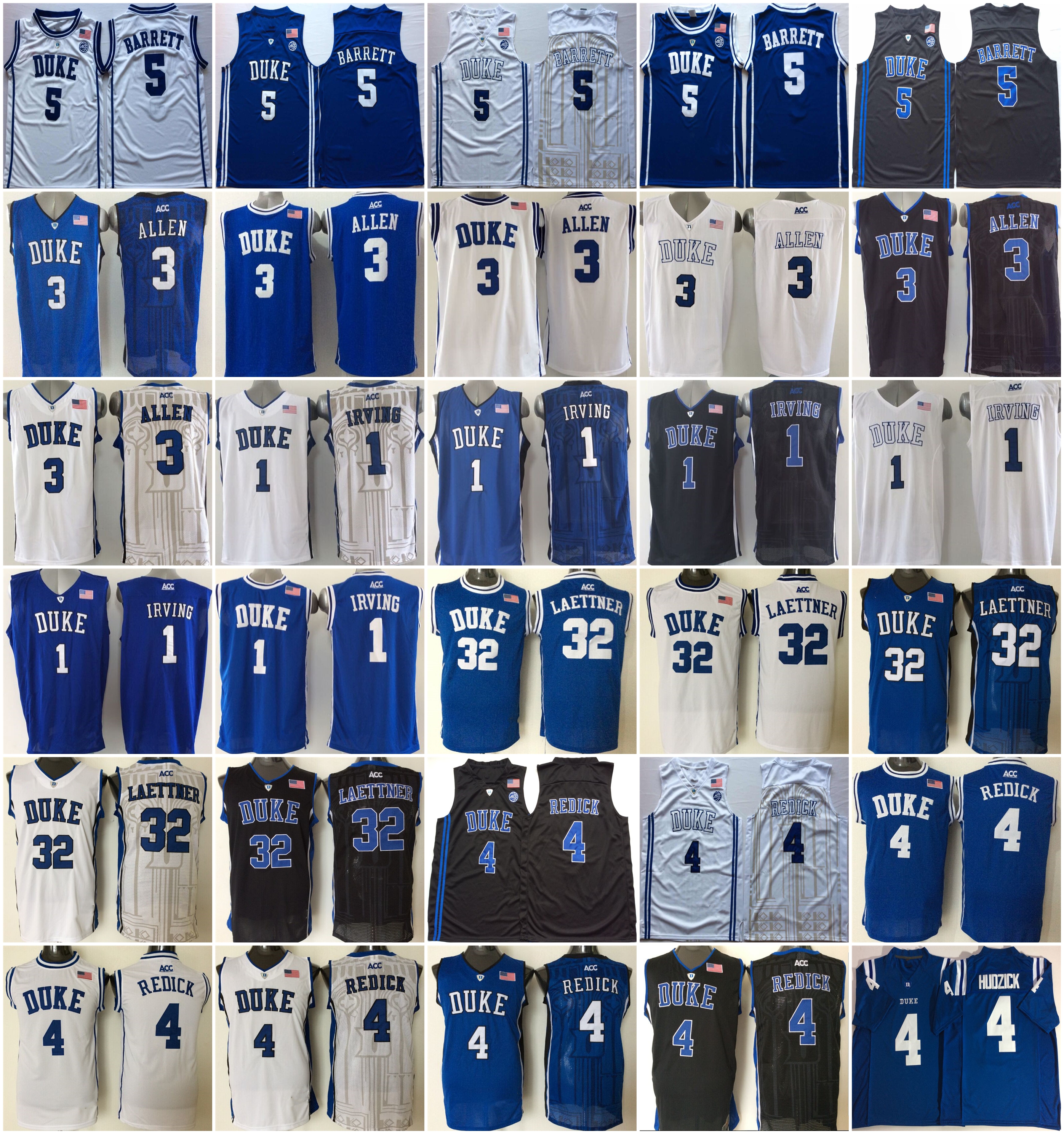 2021 NCAA College Basketball Jersey Men 5 RJ Barrett Grayson Allen Black White Duke Blue Devils Jerseys Color Stitched Sport Breathable, Hudzick
2021 NCAA College Basketball Jersey Men 5 RJ Barrett Grayson Allen Black White Duke Blue Devils Jerseys Color Stitched Sport Breathable, Hudzick