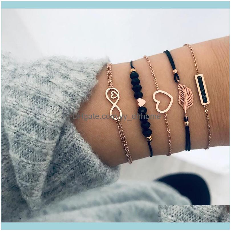 Link, Jewelrylink, Chain Wukalo 4 Pcs/ Set Gold Color Bracelets For Woman Heart Leaf Infinity Charm Wedding Bangles Drop Delivery 2021 53Lqn
Link, Jewelrylink, Chain Wukalo 4 Pcs/ Set Gold Color Bracelets For Woman Heart Leaf Infinity Charm Wedding Bangles Drop Delivery 2021 53Lqn