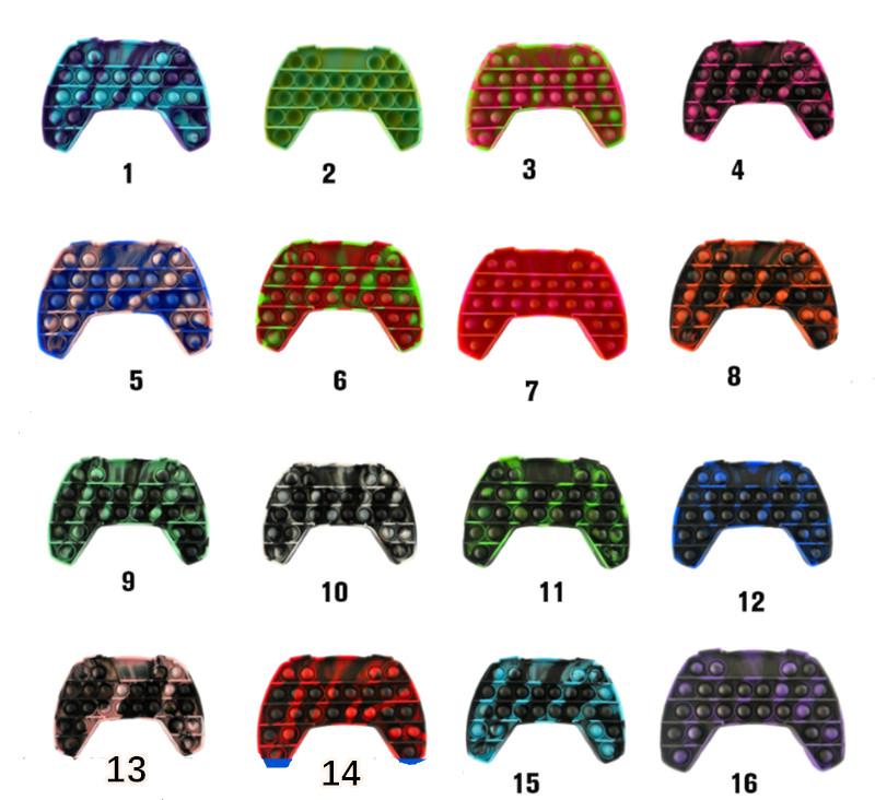 Party Game Controller Shape Push Up Bubble Kids Pop Simple Dimple Toy Adult Gamepad Antistress Hand Bubbles Sensory Toys