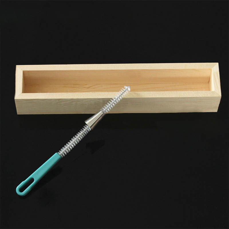 Kitchen Tools Portable Nylon Tube Spiral Brush Cleaning Tools Nozzle Brushes 1Pcs Drinking Straws Multipurpose Plastic