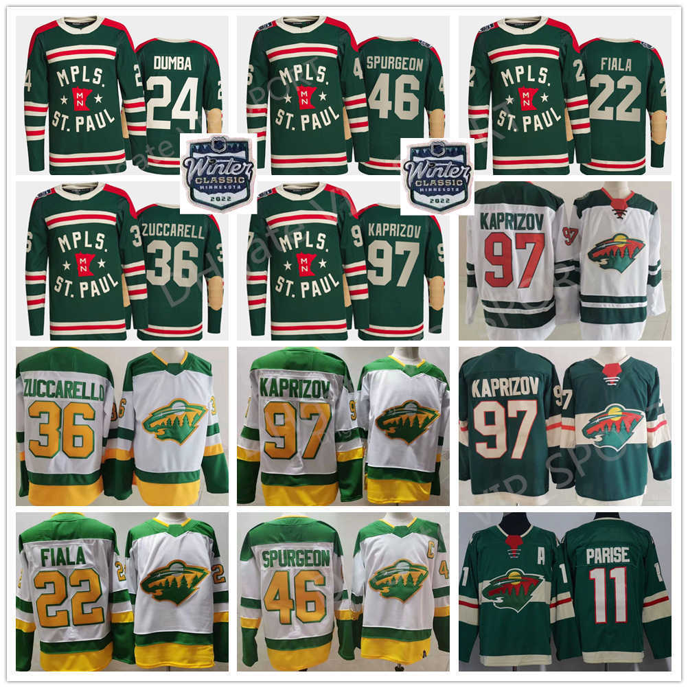 2022 Winter Classic Hockey Minnesota Wild 46 Jared Spurgeon Jersey 97 Kirill Kaprizov Zach Parise Kevin Fiala Mats Zuccarello Matt Dumba, 11
2022 Winter Classic Hockey Minnesota Wild 46 Jared Spurgeon Jersey 97 Kirill Kaprizov Zach Parise Kevin Fiala Mats Zuccarello Matt Dumba, 11