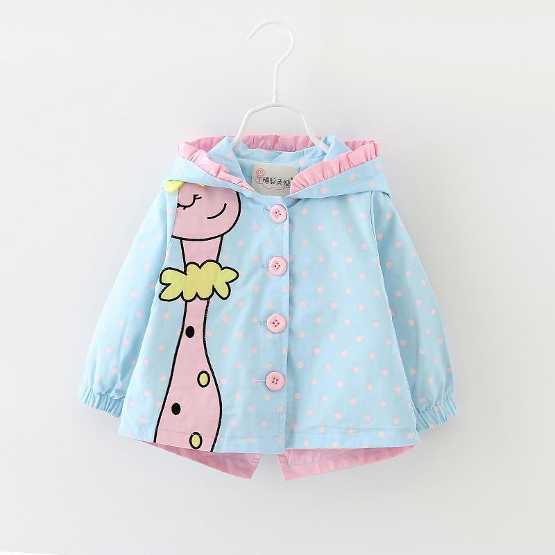 Jackets 1 2 3 Years Kids Girls Windbreaker Cute Spring Baby Autumn Cartoon Dots Hooded Coats Girl Outerwear Clothes, Blue;gray
Jackets 1 2 3 Years Kids Girls Windbreaker Cute Spring Baby Autumn Cartoon Dots Hooded Coats Girl Outerwear Clothes, Blue;gray