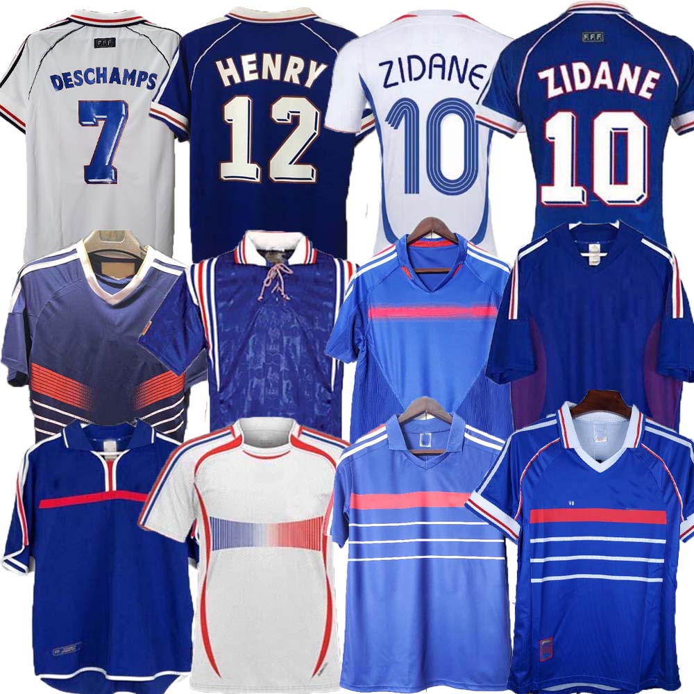 1998 FRANCE Retro Zidane Henry Soccer Jerseys 1996 2004 Platini Football 1984 Camisa Trezeguet 1982 Francia 2006 Deschamps Petit 2000 DJORKAEFFFF PIRES MAILLOT, 1998 home
1998 FRANCE Retro Zidane Henry Soccer Jerseys 1996 2004 Platini Football 1984 Camisa Trezeguet 1982 Francia 2006 Deschamps Petit 2000 DJORKAEFFFF PIRES MAILLOT, 1998 home