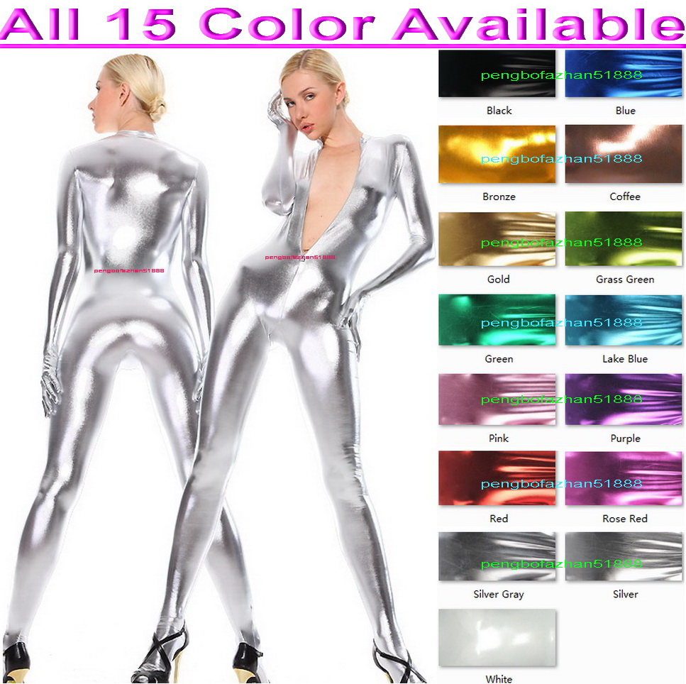 Unisex 15 Color Shiny Metallic Catsuit Costume Outfit Sexy Women Men Tights Body Suit Costumes No Head Front Zipper Halloween Party Fancy Dress Cosplay Bodysuit P162, Grass green
Unisex 15 Color Shiny Metallic Catsuit Costume Outfit Sexy Women Men Tights Body Suit Costumes No Head Front Zipper Halloween Party Fancy Dress Cosplay Bodysuit P162, Grass green