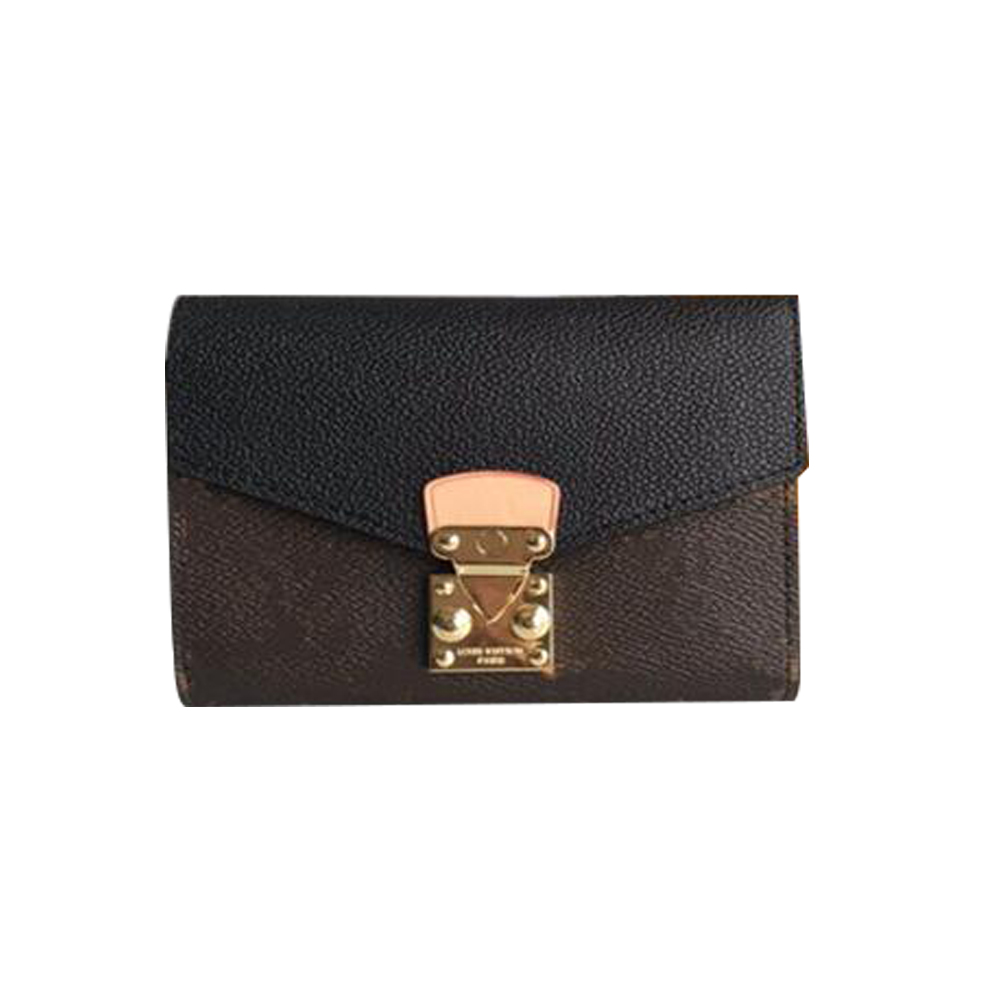 women Leather Short wallet Slim Male Purses Money Clip Credit Card Dollar Luxury wallets with box M67478, Black
women Leather Short wallet Slim Male Purses Money Clip Credit Card Dollar Luxury wallets with box M67478, Black