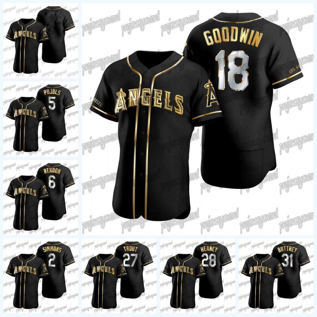 Black Gold Jersey Brian Goodwin Mike Trout Andrew Heaney Andrelton Simmons Albert Pujols Brian Goodwin Ty Buttrey Andrelton Simmons, Blue;black
Black Gold Jersey Brian Goodwin Mike Trout Andrew Heaney Andrelton Simmons Albert Pujols Brian Goodwin Ty Buttrey Andrelton Simmons, Blue;black