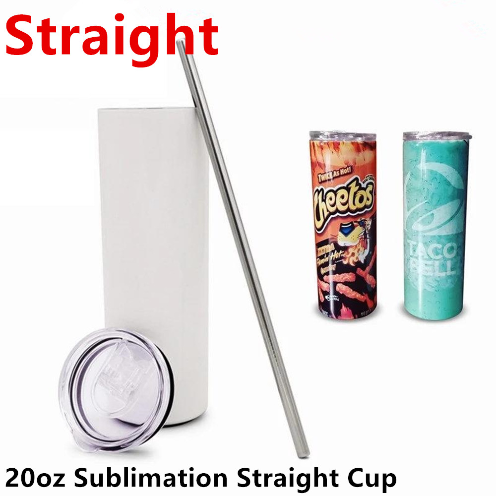 STRAIGHT!!! 20Oz Sublimation Skinny Tumbler Set Stainless Steel Insulated Travel Tumbler With Closed Lid Straw Slim Water Cup, White
STRAIGHT!!! 20Oz Sublimation Skinny Tumbler Set Stainless Steel Insulated Travel Tumbler With Closed Lid Straw Slim Water Cup, White