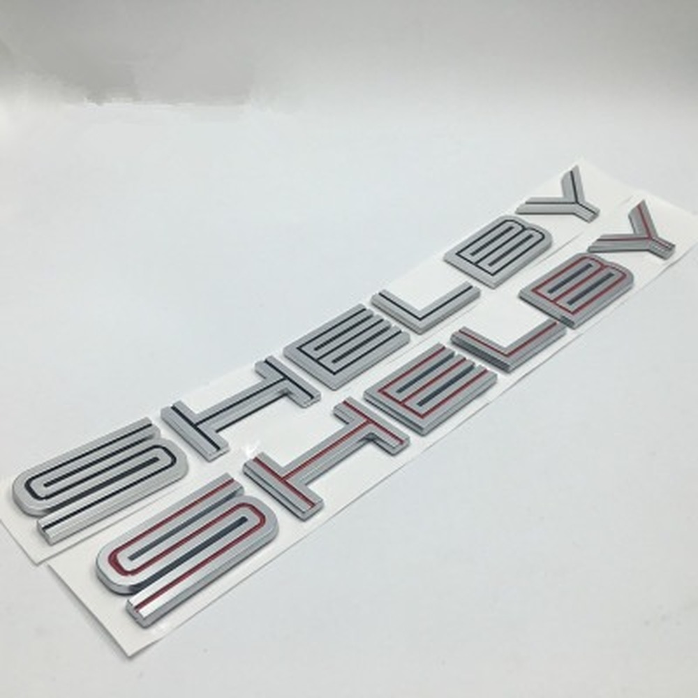 3D Black ABS SHELBY logo rear trunk Emblem front Badge Sticker car styling for super snake COBRA Mustang GT350 GT500
3D Black ABS SHELBY logo rear trunk Emblem front Badge Sticker car styling for super snake COBRA Mustang GT350 GT500