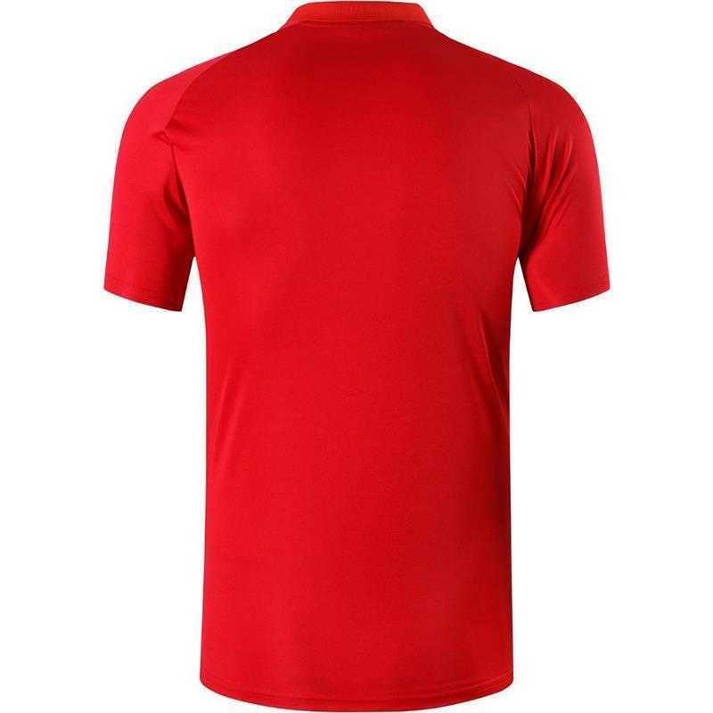 jeansian Men's Sport Tee Polo Shirts POLOS Poloshirts Golf Tennis Badminton Dry Fit Short Sleeve LSL243 Red2 T200528