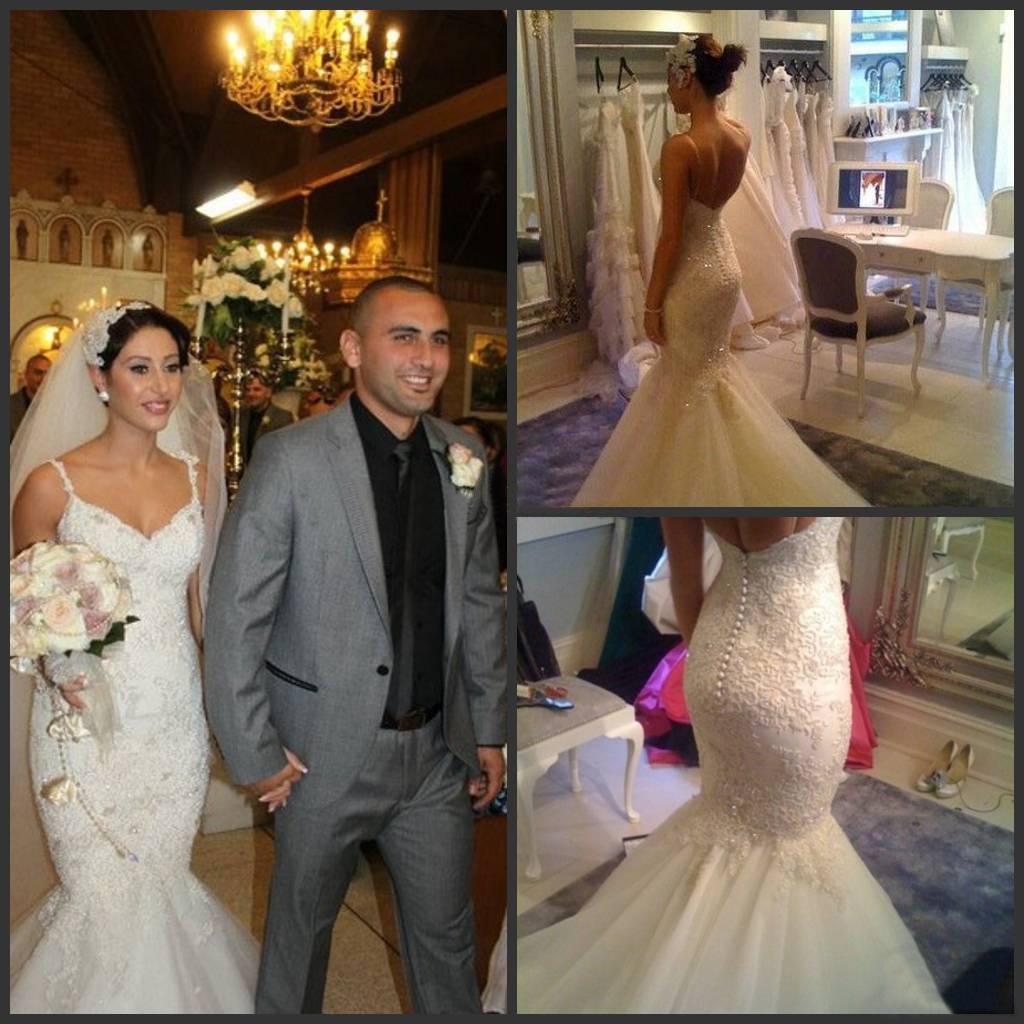 New Arrival Long Mermaid Lace Wedding Dresses 2021 With Appliques Spaghetti Straps Floor Length Custom Made Backless Hot Bridal Gowns, Lavender
New Arrival Long Mermaid Lace Wedding Dresses 2021 With Appliques Spaghetti Straps Floor Length Custom Made Backless Hot Bridal Gowns, Lavender