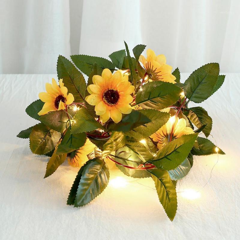 Party Decoration LED Light String Fake Sunflowers Vine Bendable Plastic Room Ceilings Fairy Lamp Batteries Powered Lights
Party Decoration LED Light String Fake Sunflowers Vine Bendable Plastic Room Ceilings Fairy Lamp Batteries Powered Lights