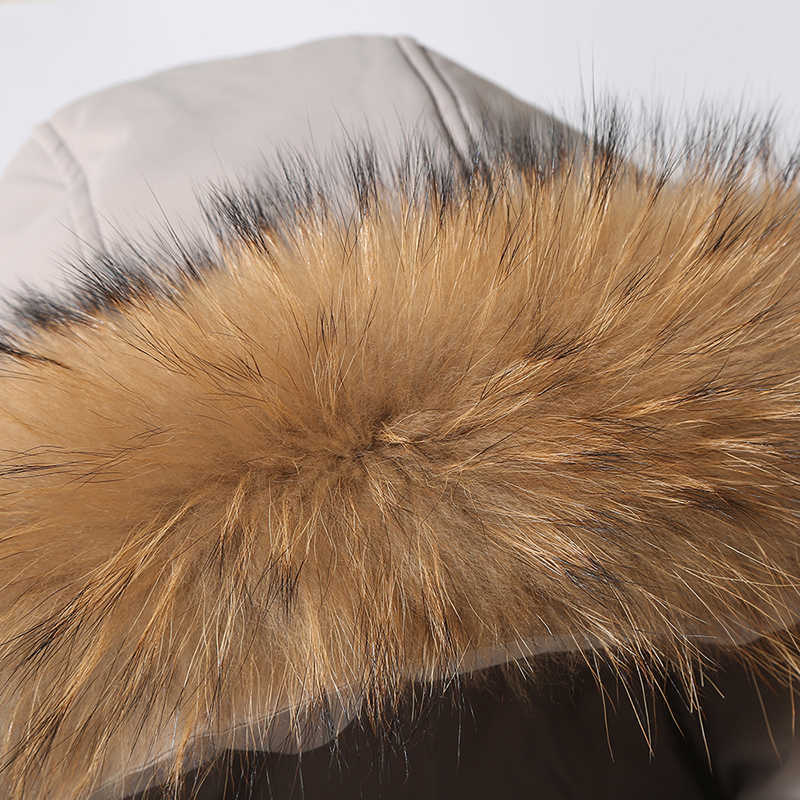 90%Down Jackets winter men's down jacket high quality Detachable Fur Collar male's jackets thick warm Outdoor windproof 210818