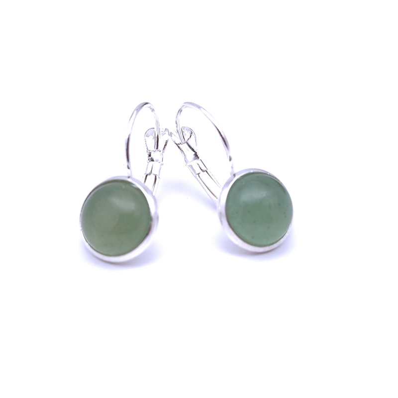 Silver Plated green aventurine Quartz Healing Crystal Charms Earrings Geometric Natural stone Earring For Women Jewelry
Silver Plated green aventurine Quartz Healing Crystal Charms Earrings Geometric Natural stone Earring For Women Jewelry
