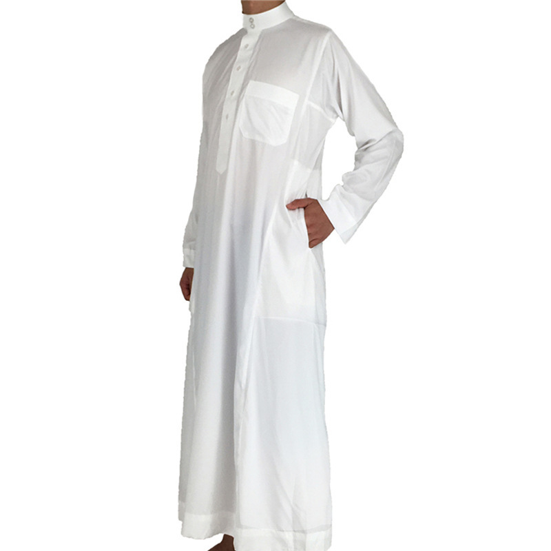 Islamique Homme Popular White Sudanese Islamic Ethnic Clothing Qatar Thobe Arab Worship Robe Thawb Mens Dubai Turk Thobeka Majozi for Islam Thobes Saudi Pria
Islamique Homme Popular White Sudanese Islamic Ethnic Clothing Qatar Thobe Arab Worship Robe Thawb Mens Dubai Turk Thobeka Majozi for Islam Thobes Saudi Pria