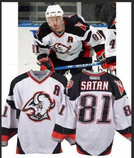 Custom Men Youth women Vintage #81 Miroslav Satan 2002-03 Buffalo Sabres Game Worn Hockey Jersey Size S-5XL or custom any name or number, Black
Custom Men Youth women Vintage #81 Miroslav Satan 2002-03 Buffalo Sabres Game Worn Hockey Jersey Size S-5XL or custom any name or number, Black