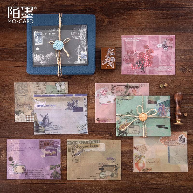 12packs/lot Retro Flower Vintage Translucent Envelope Message Card Letter Stationary Storage Paper Gift Packing Bags
12packs/lot Retro Flower Vintage Translucent Envelope Message Card Letter Stationary Storage Paper Gift Packing Bags
