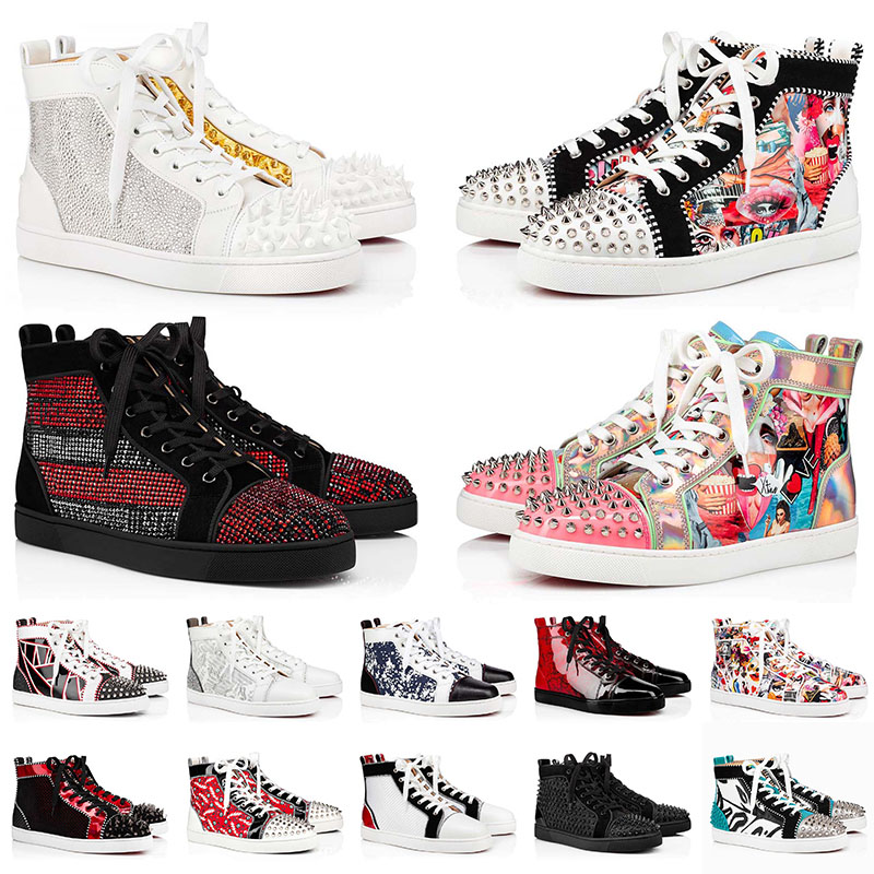 Big Size Us 13 Red Bottoms Shoes 2021 Designers Luxurys Platform Sneakers Black Suede Studded Spikes All White Vintage Loafers Fashion Flat Bottoms Trainers Eur 36-47, B2
Big Size Us 13 Red Bottoms Shoes 2021 Designers Luxurys Platform Sneakers Black Suede Studded Spikes All White Vintage Loafers Fashion Flat Bottoms Trainers Eur 36-47, B2