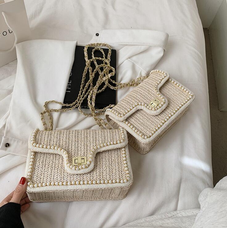 Factory wholesale women handbag small fresh straw beach bag sweet ladies woven handbags literary sense large Pearl womens messenger bags
Factory wholesale women handbag small fresh straw beach bag sweet ladies woven handbags literary sense large Pearl womens messenger bags