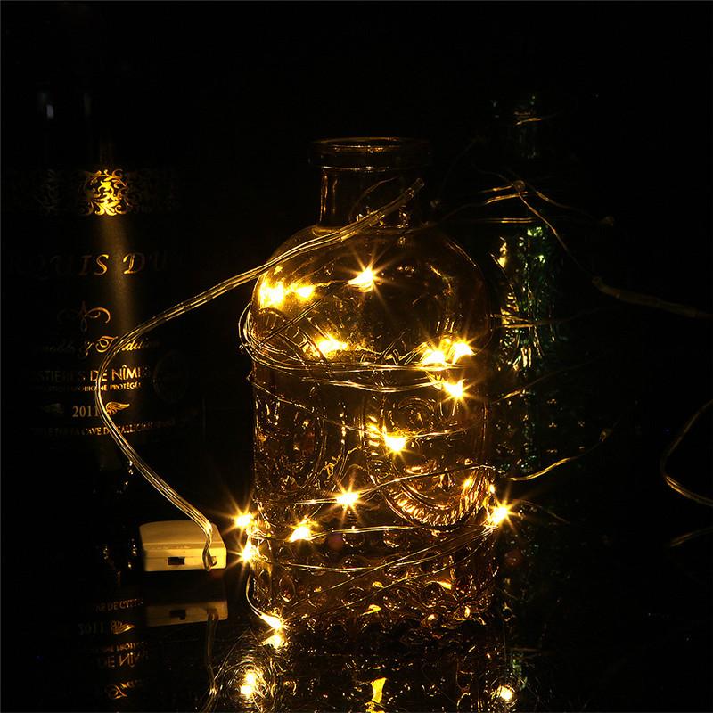 DHL String lights Sier Wire Garlands Festoon led Fairy Light Christmas Decorations for Home Room Tree Xmas Decoration Free shipping