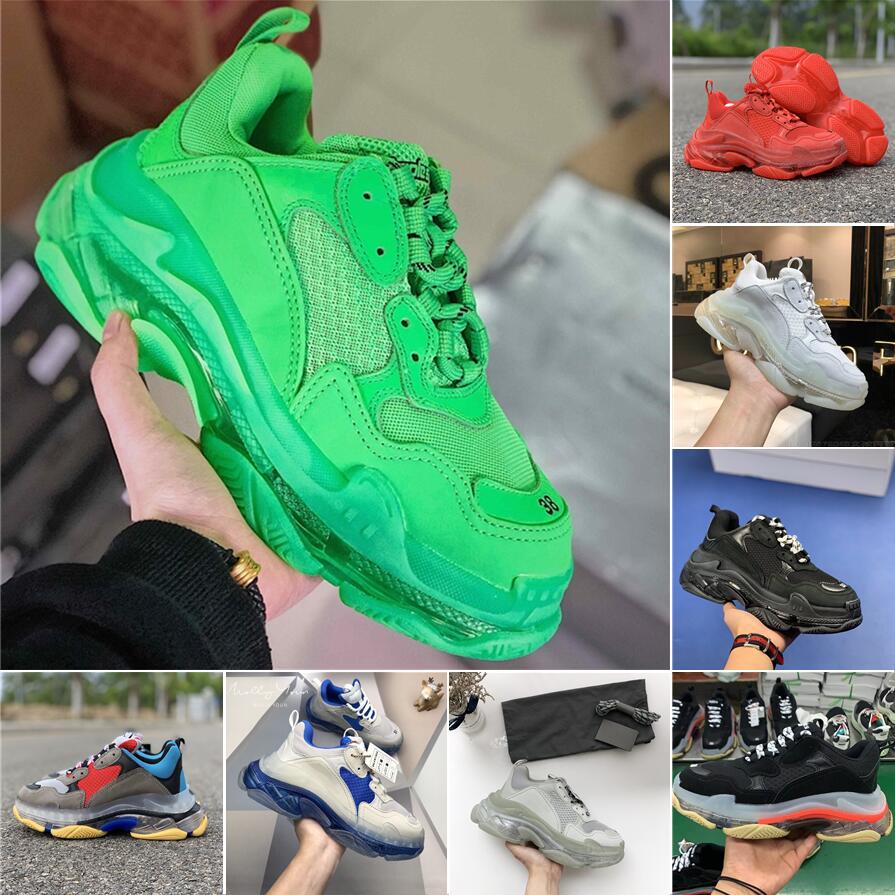 Top quality Crystal Bottom Clear Sole Paris Triple S Shoes 17FW Sneakers Letter Black Cream Red Dad Platform Retro Ladies Mens Womens Casual Basketball Trainers, Shoelace
Top quality Crystal Bottom Clear Sole Paris Triple S Shoes 17FW Sneakers Letter Black Cream Red Dad Platform Retro Ladies Mens Womens Casual Basketball Trainers, Shoelace