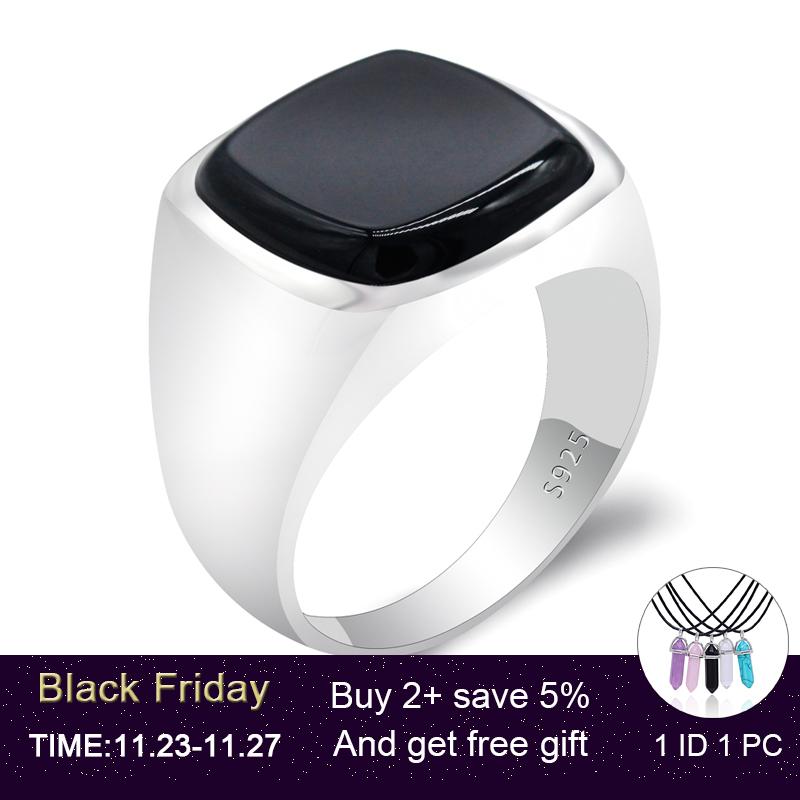 Cluster Rings Turkish Ring For Men 925 Sterling Silver Black Onyx Square Natural Stone Simple Classic Signet Jewelry To Male Women Gift
Cluster Rings Turkish Ring For Men 925 Sterling Silver Black Onyx Square Natural Stone Simple Classic Signet Jewelry To Male Women Gift