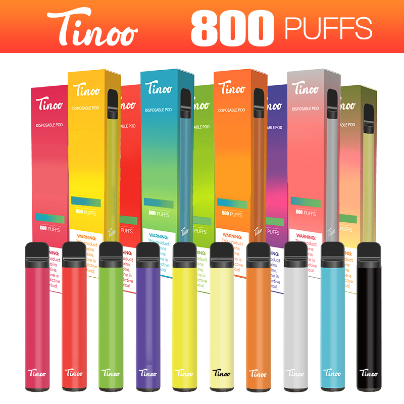 2021 Electronic Cigarette Original tinoo Disposable Pod Device 800 Puff 550mAh 3.5ml Prefilled Portable Vape Stick Pen puffs plus in stock
2021 Electronic Cigarette Original tinoo Disposable Pod Device 800 Puff 550mAh 3.5ml Prefilled Portable Vape Stick Pen puffs plus in stock