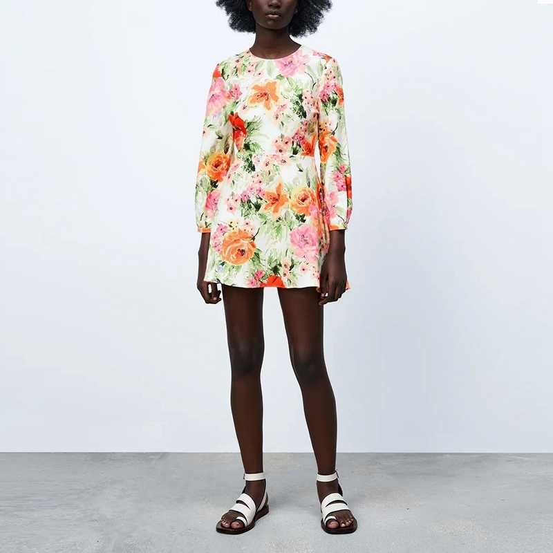 Fashion Vintage Floral Print Mini Dresses Women A line Hollow Out Long Sleeve Elegant Party Dress 210525, Orange
Fashion Vintage Floral Print Mini Dresses Women A line Hollow Out Long Sleeve Elegant Party Dress 210525, Orange