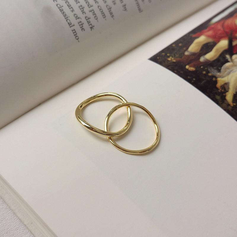 Cluster Rings 2021 Arrival Europe Style Women Girl Gift Fashion Simple Irregular Bicyclic 925 Sterling Silver Fine Jewelry, Golden;silver
Cluster Rings 2021 Arrival Europe Style Women Girl Gift Fashion Simple Irregular Bicyclic 925 Sterling Silver Fine Jewelry, Golden;silver