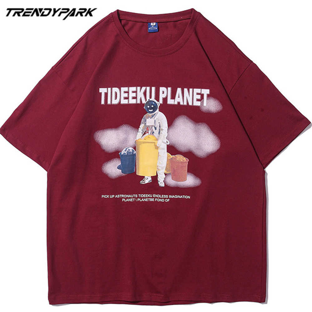 Men's T-shirt Summer Short Sleeve Funny Printing Tee Hip Hop Oversized Cotton Casual Harajuku Streetwear Top Tshirts Clothing 210601