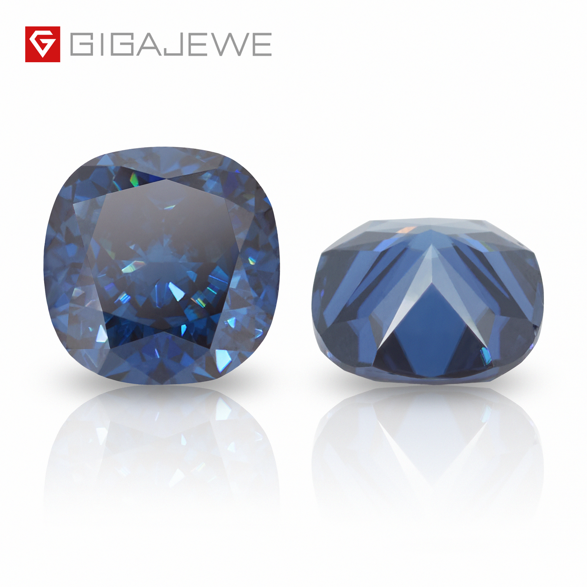 GIGAJEWE Dark blue Color Cushion cut VVS1 moissanite diamond 6mm-8.5mm for jewelry making
GIGAJEWE Dark blue Color Cushion cut VVS1 moissanite diamond 6mm-8.5mm for jewelry making