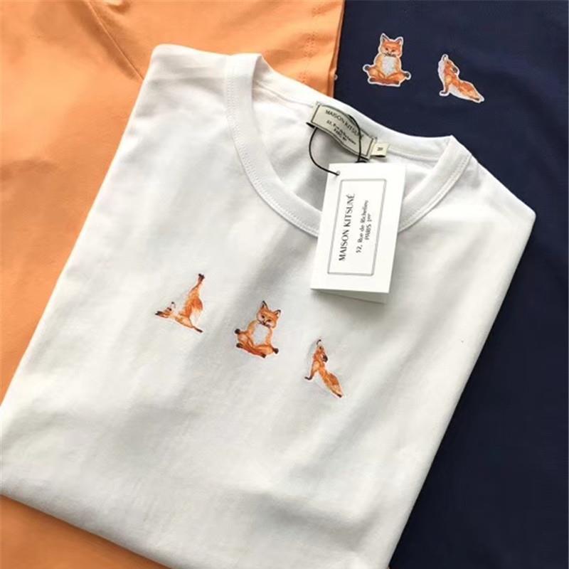 Fox Printing Maison Kitsune Men Women T Shirt 1:1 High Quality 100% Cotton Summer Style
Fox Printing Maison Kitsune Men Women T Shirt 1:1 High Quality 100% Cotton Summer Style