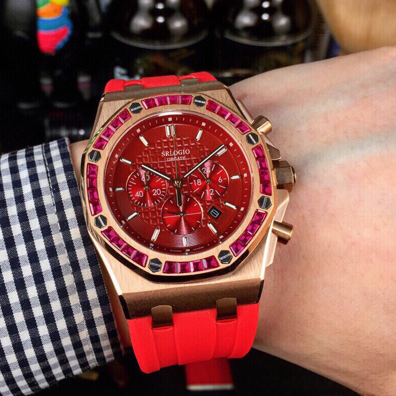 Top Mens Watches Quartz Watch 42mm Octagonal Diamond Bezel Waterproof Fashion Business Wristwatches Montre De Luxe Men Gifts, Customize
Top Mens Watches Quartz Watch 42mm Octagonal Diamond Bezel Waterproof Fashion Business Wristwatches Montre De Luxe Men Gifts, Customize