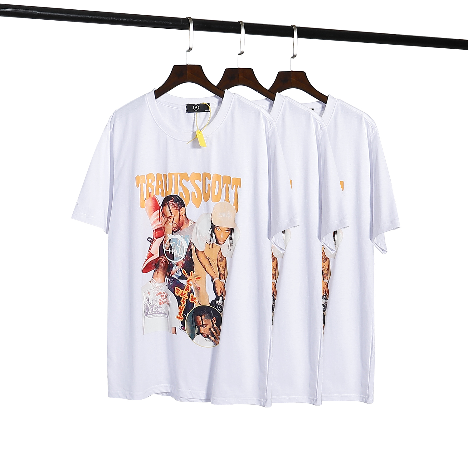 Fashion High Street Travis scott Streets mens T shirt Hip hop Short Sleeve tshirts Character printing top tees men and women loose Round nec, White;black
Fashion High Street Travis scott Streets mens T shirt Hip hop Short Sleeve tshirts Character printing top tees men and women loose Round nec, White;black