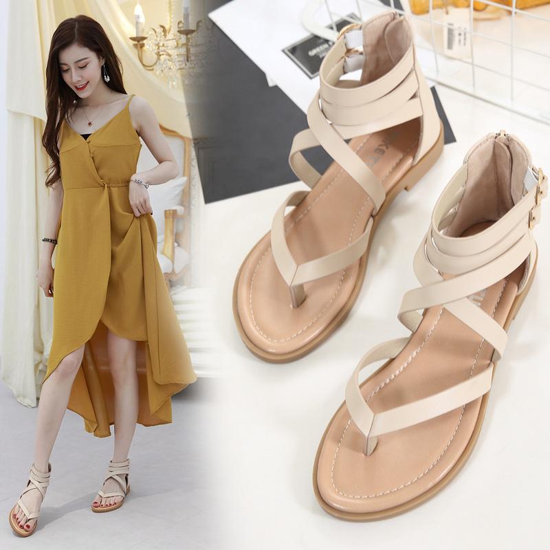 Sandals Women Flat Open Toe Shoes Casual Platform Ladies Vintage For Drop Zapatos De Mujer
