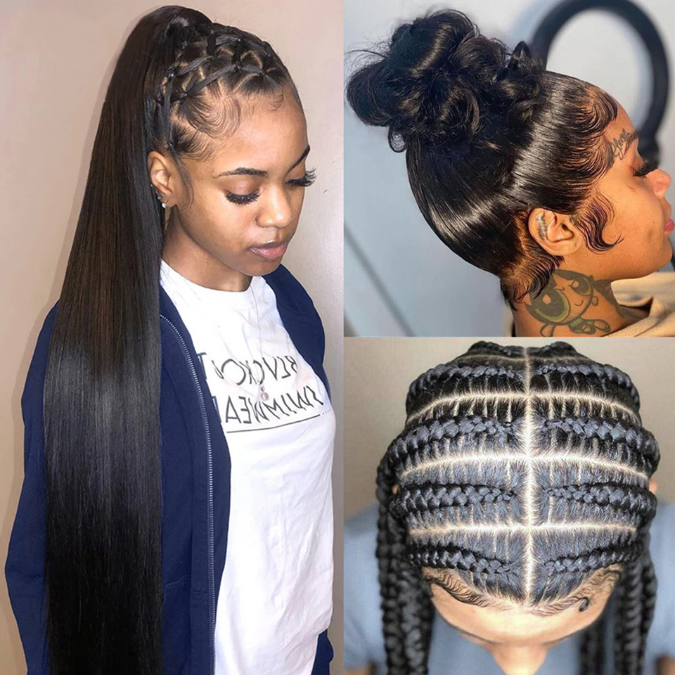 Lace Frontal Human Hair Wigs Bone Straight Brazilian Transparent Lace Front Wig Human Hair Wigs For Black Womenfactory direct