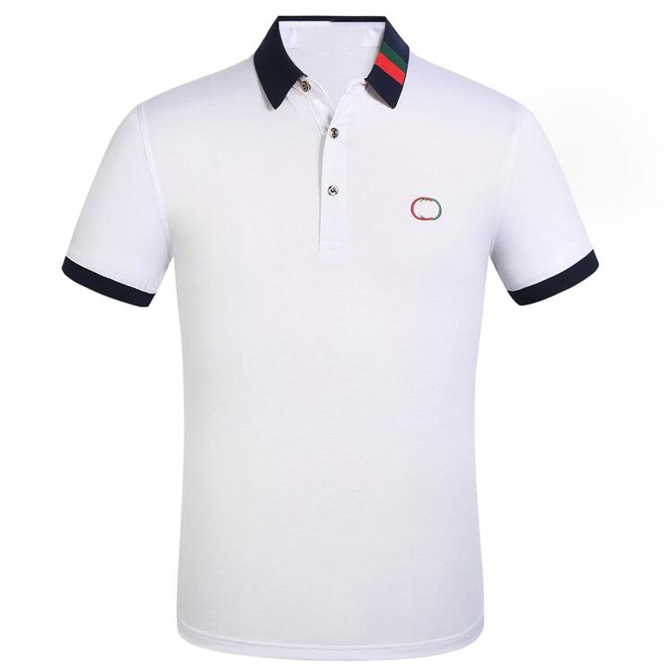 21SS High Quality 100% cotton Brand Designers Men's Polos T-shirt Short Sleeves casual fashion Polos t shirt Embroidery g 8807, Customize
21SS High Quality 100% cotton Brand Designers Men's Polos T-shirt Short Sleeves casual fashion Polos t shirt Embroidery g 8807, Customize