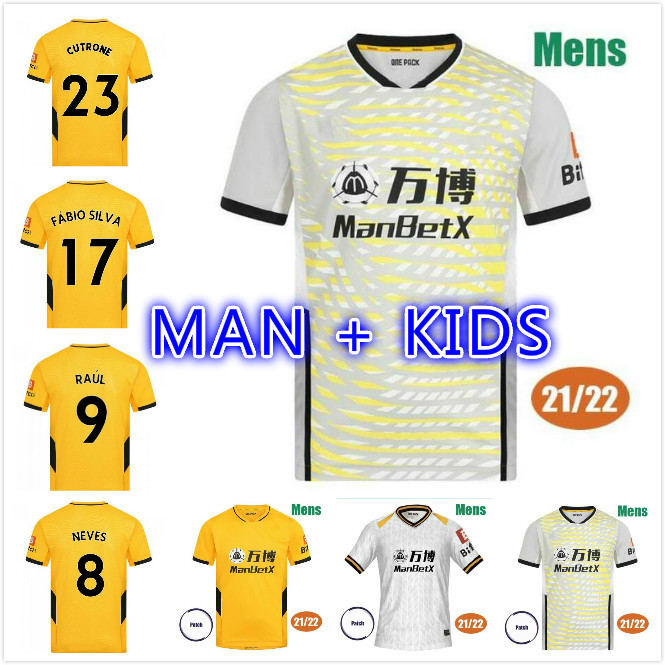 2021 2022 Wolves Soccer Jerseys SEMEDO RAUL NETO 21 22 Wanderers J.OTTO PODENCE Football Shirts ADAMA Mens Kids Kits Uniforms
2021 2022 Wolves Soccer Jerseys SEMEDO RAUL NETO 21 22 Wanderers J.OTTO PODENCE Football Shirts ADAMA Mens Kids Kits Uniforms
