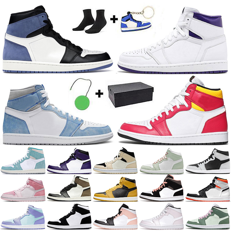 With Box 2021 Jumpman 1 Basketball Shoes 1s High OG Blue Moon Court Purple Hyper Royal Fusion Red SatinJordan Retro Sneakers Trainers, #47 high og pine green 36-46
With Box 2021 Jumpman 1 Basketball Shoes 1s High OG Blue Moon Court Purple Hyper Royal Fusion Red SatinJordan Retro Sneakers Trainers, #47 high og pine green 36-46