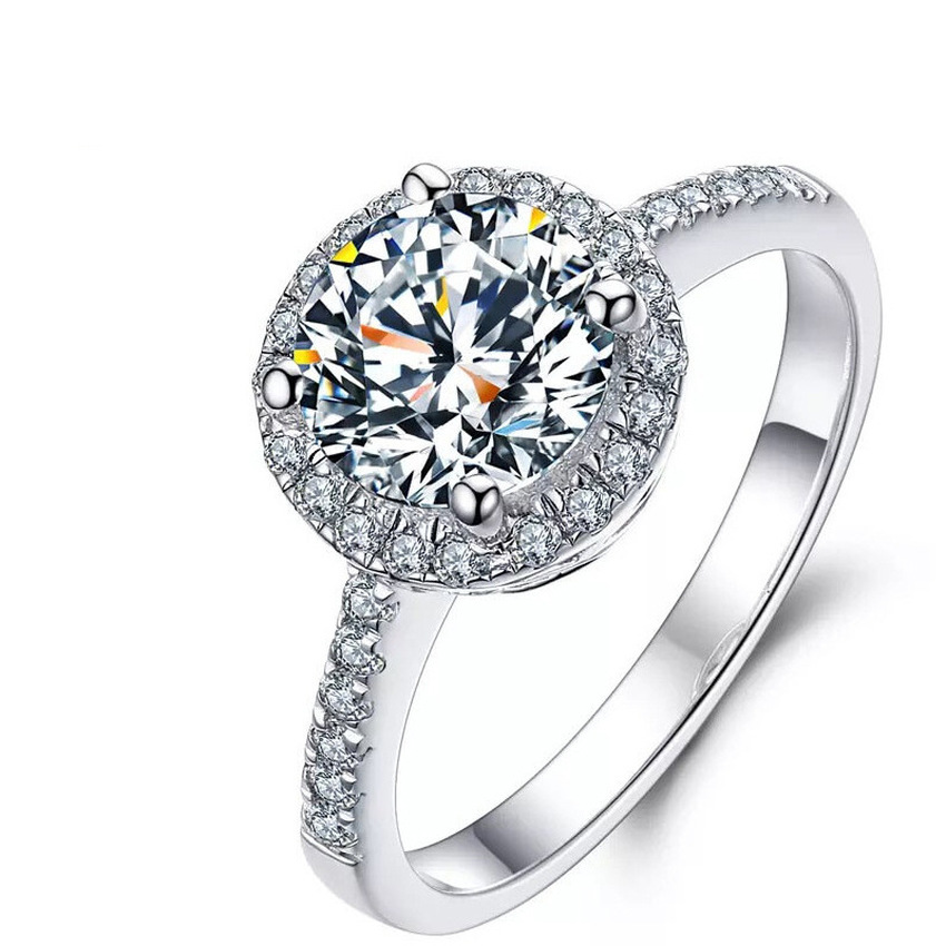 Romantic Cubic Zircon Diamond Ring Engagement Wedding Rings Band Women Bridal Bridesmaid Fashion Jewelry Will and Sandy, Golden;silver
Romantic Cubic Zircon Diamond Ring Engagement Wedding Rings Band Women Bridal Bridesmaid Fashion Jewelry Will and Sandy, Golden;silver