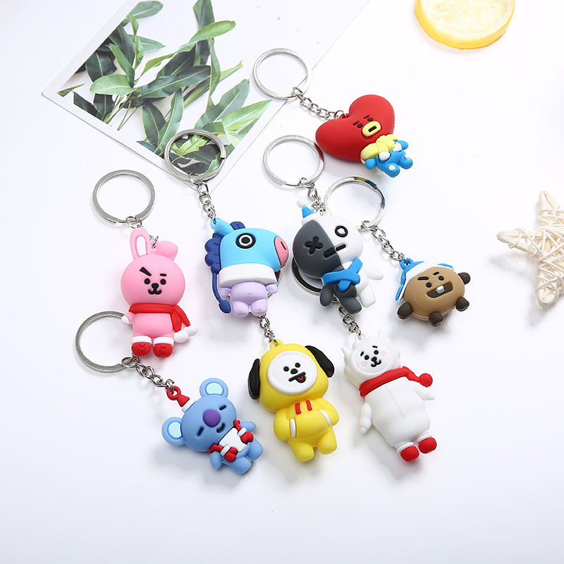 South Korea Bts Youth Group Stereo Chain Pvc Soft Plastic Creative Cute Doll Key Pendant
South Korea Bts Youth Group Stereo Chain Pvc Soft Plastic Creative Cute Doll Key Pendant