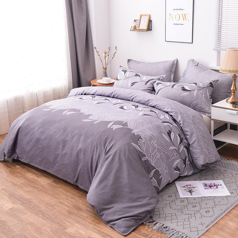 Bedding Set American Imitation Embroidery Quilt Cover Pillowcase Extra Large Household Sets