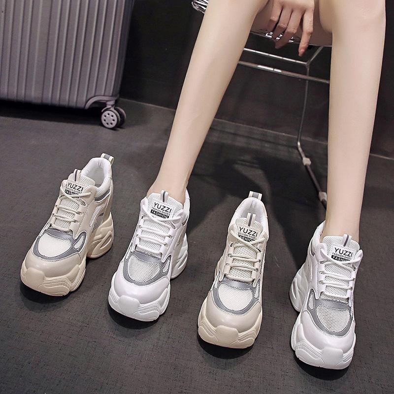 Dress Shoes Casual Ladies Single Spring And Summer Wild Mesh Breathable Thick-Soled Inner Heightening Sneakers, Black
Dress Shoes Casual Ladies Single Spring And Summer Wild Mesh Breathable Thick-Soled Inner Heightening Sneakers, Black