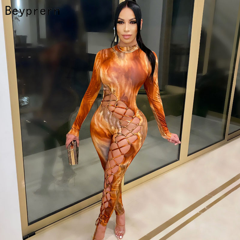 Beyprern Beautiful Laced jumpsuit Womens Tie Dye Bandage Sexy Rompers Catsuit Bodycon Hollow Out Party Club Overalls One Piece, Brown
Beyprern Beautiful Laced jumpsuit Womens Tie Dye Bandage Sexy Rompers Catsuit Bodycon Hollow Out Party Club Overalls One Piece, Brown