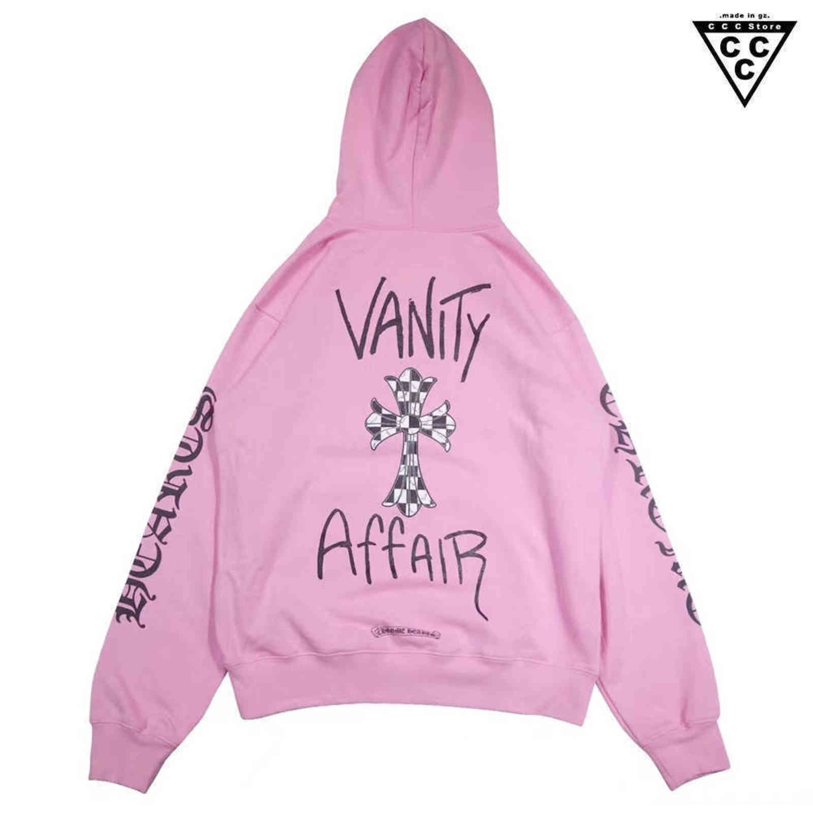CCC chromehearts ch Croix pink Matty Pullover