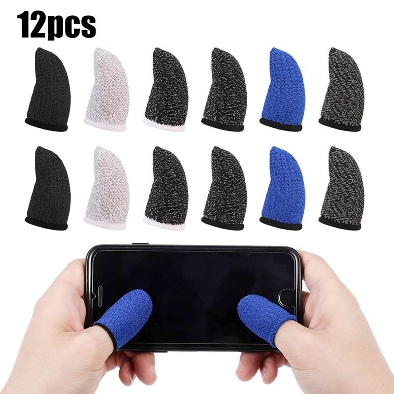 Disposable Gloves 12pcs Gaming Finger Sleeve Breathable Fingertips For Games Anti-Sweat Touch Screen Cots Cover Sensitive Mobile
Disposable Gloves 12pcs Gaming Finger Sleeve Breathable Fingertips For Games Anti-Sweat Touch Screen Cots Cover Sensitive Mobile