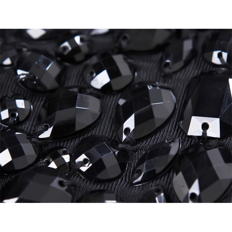 Women Hademade Sexy Red Diamond Tank Tops Summer Camisole Crop Bustier Tube Top Party Nightclub Performance 210527