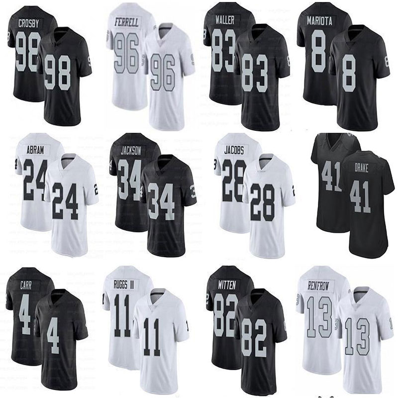 Josh Jacobs Maxx Crosby Kenyan Drake Custom Football Jerseys Hunter Renfrow Henry Ruggs III Jason Witten Darren Waller Bo Jackson 24 Abram Marcus Mariota Derek Carr, Women
Josh Jacobs Maxx Crosby Kenyan Drake Custom Football Jerseys Hunter Renfrow Henry Ruggs III Jason Witten Darren Waller Bo Jackson 24 Abram Marcus Mariota Derek Carr, Women