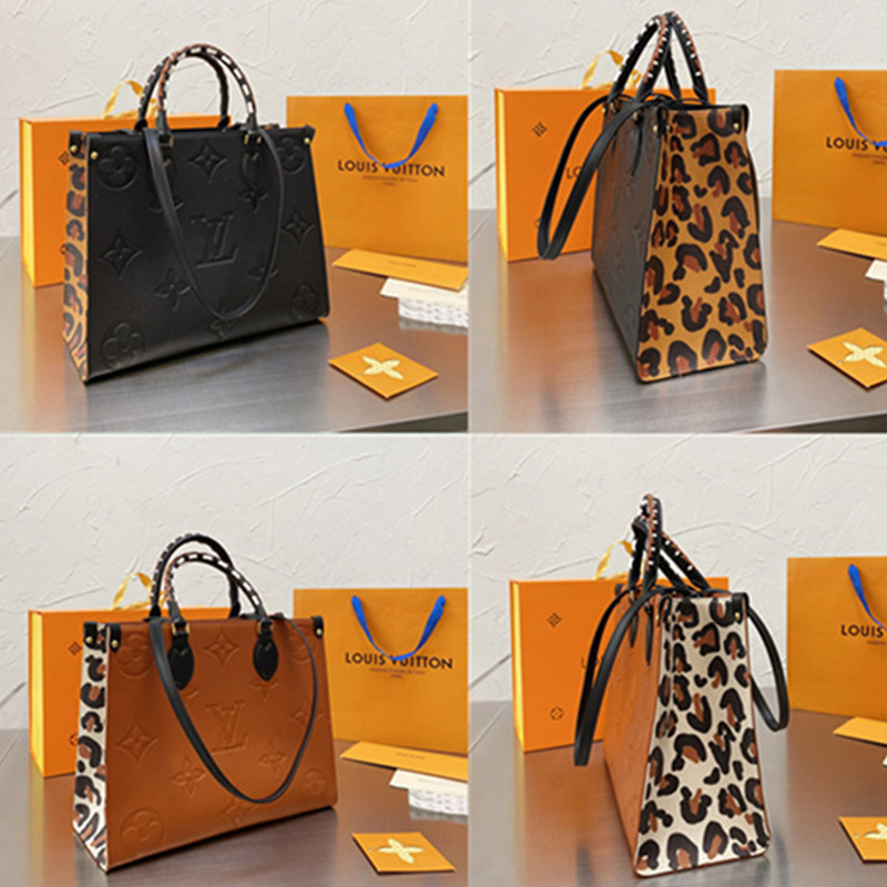 Soft Cowhide Emboss Onthego Leopard Shoulder Crossbody Bags Shop Totes LVYSLLouisVuttonVitton Lady Purse Designer Ha
Soft Cowhide Emboss Onthego Leopard Shoulder Crossbody Bags Shop Totes LVYSLLouisVuttonVitton Lady Purse Designer Ha