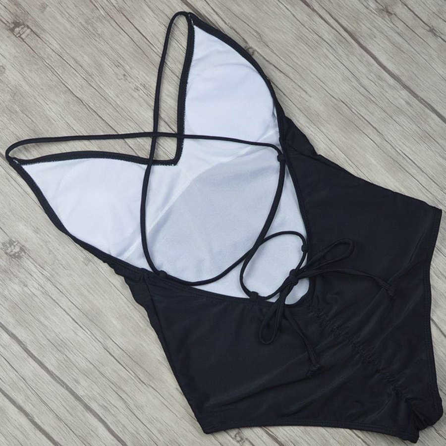 Thong padded Sexy Swimsuit BRIDE& SQUAD Female Women Fused Swimwear Backless White Team BRIDE Bather Monokini Bikini 210630