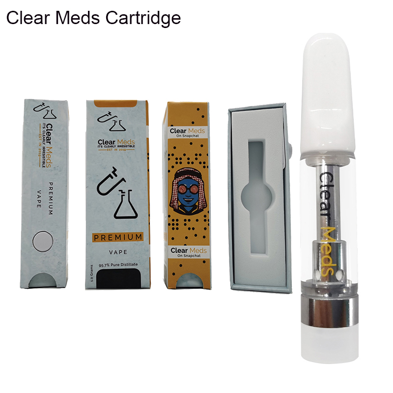 Clear Meds Vape Pen Cart 0.8ml Oil Cartridges Atomizers E Cigarettes Ceramic Coil Cartridge Empty Disposable Pens Glass Tank Vapes 510 Carts with Childproof Box
Clear Meds Vape Pen Cart 0.8ml Oil Cartridges Atomizers E Cigarettes Ceramic Coil Cartridge Empty Disposable Pens Glass Tank Vapes 510 Carts with Childproof Box